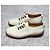 Scarpe Derby stringate in pelle verniciata bianca Christian Dior Bianco - vista 3