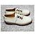 Scarpe Derby stringate in pelle verniciata bianca Christian Dior Bianco - vista 4