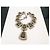 Autre Marque Collana Vintage MONET con pendenti geometrici D'oro Marrone scuro Verde scuro - vista 7