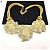 Autre Marque Collana Monet "Garland" Beige D'oro Verde - vista 3