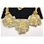 Autre Marque Collana Monet "Garland" Beige D'oro Verde - vista 4