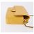 Chanel Timeless - Classic Double Flap Quilted Patent Small Giallo - vista 3