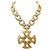 Autre Marque Collana Croce Monet Paladin - Book Piece D'oro