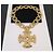 Autre Marque Collana Croce Monet Paladin - Book Piece D'oro - vista 4
