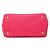 Mini borsa Prada in Canapa con placca logo triangolare Rosa - vista 3