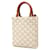 Céline Borsa Celine Triomphe Mini Vertical Cabas Marrone Bianco - vista 2