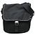 Borsa a tracolla Prada con placca logo triangolare Nero