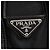 Borsa a tracolla Prada con placca logo triangolare Nero - vista 13