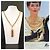 Autre Marque Collana Damita Tassel Monet placcata in oro 18kt-Book Piece D'oro - vista 2