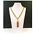 Autre Marque Collana Damita Tassel Monet placcata in oro 18kt-Book Piece D'oro - vista 7