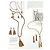 Autre Marque Collana Damita Tassel Monet placcata in oro 18kt-Book Piece D'oro - vista 8