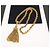 Autre Marque Collana Damita Tassel Monet placcata in oro 18kt-Book Piece D'oro - vista 9