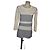 Maglietta a maniche lunghe a righe Miu Miu Beige Grigio