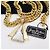 Autre Marque Collana a catena chunky tono oro con pendente in cristallo Joan Collins Collection D'oro - vista 7