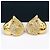 Orecchini a clip Givenchy in cristallo e placcati oro 18kt a forma di cuore D'oro - vista 2