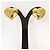 Orecchini a clip Givenchy in cristallo e placcati oro 18kt a forma di cuore D'oro - vista 3