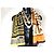 Burberry Seidentuch Braun Schwarz Weiß Beige Golden Orange Leopardenprint - Ansicht 5