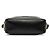 Borsa a tracolla in pelle nera con placca logo Triangle Prada Nero - vista 3