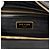 Borsa a tracolla in pelle nera con placca logo Triangle Prada Nero - vista 5