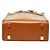 Borsa a mano Mini Sunshine Shopper Fendi in pelle marrone - vista 3