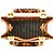 Borsa a mano Mini Sunshine Shopper Fendi in pelle marrone - vista 8