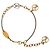 Bracciale a catena Louis Vuitton Logomania Argento D'oro - vista 2