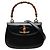 Borsa a mano e a tracolla Gucci Bamboo Nero