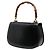 Borsa a mano e a tracolla Gucci Bamboo Nero - vista 2