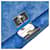 Céline Borsa a spalla Celine Logo Chain Blu - vista 10