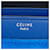 Céline Borsa a spalla Celine Logo Chain Blu - vista 14
