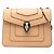 Bulgari Borsa a tracolla e spalla con catena Bvlgari Serpenti Forever Beige