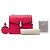 Bulgari Borsa a tracolla e spalla con catena Bvlgari Serpenti Forever Rosa - vista 7