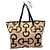 Borsa Tote Gucci Bamboo Horsebit Marrone Rosa Beige