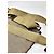 Borsa a tracolla Prada in tela jacquard Marrone Beige - vista 5