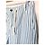 Pantalones a rayas MKT Studio Blanco Azul - vista 8