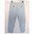 Pantalones a rayas MKT Studio Blanco Azul - vista 9