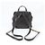 Zaino e borsa a tracolla Chanel in pelle d'agnello matelassé con catena Nero - vista 3