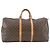 Borsa Boston Louis Vuitton Monogram Keepall 60 Marrone