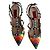 Zapatos de tacón Valentino Rockstud arcoíris en cuero multicolor