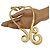 Autre Marque Collana Swirl Trifari placcata oro 18kt D'oro
