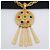 Kenneth Jay Lane Collana KJL con pendente a nappa Rosso Blu D'oro Verde - vista 6