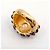 Kenneth Jay Lane KJL Ring mit bernsteinähnlichen Steinen Braun - Ansicht 9