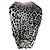Roberto Cavalli Vestido largo de leopardo Negro Rosa Blanco Estampado de leopardo