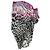 Roberto Cavalli Vestido largo de leopardo Negro Rosa Blanco Estampado de leopardo - vista 2