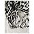 Roberto Cavalli Vestido largo de leopardo Negro Rosa Blanco Estampado de leopardo - vista 3