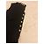 Balmain Vestido negro sin mangas con botones dorados - vista 2