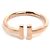 Anello T Wire Tiffany & Co. in oro rosa 18K - vista 3