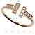 Tiffany & Co Anello Tiffany T Wire in oro rosa 18K con diamante
