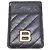 Everyday Tarjetero Balenciaga de piel negra Negro