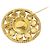 Spilla Cerchio Chanel Gripoix D'oro - vista 7